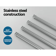 Towel Rail Rack Holder 4 Bars Wall Mounted Stainless Steel Swivel Hanging Hook TW-E-WALL-4R-SI
