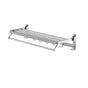 Towel Rail Rack Holder 4 Bars Wall Mounted Aluminium Foldable Hanging Hook TW-E-WALL-FD-30-BK