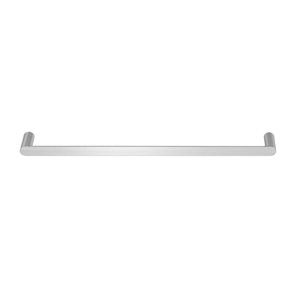 Towel Rail Rack Holder Single 600mm Wall Mounted Stainless Steel Silver TW-E-WALL-SR-SI