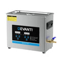 Devanti 6.5L Ultrasonic Cleaner Heater Cleaning Machine Timer Industrial 180W UC-031S-65-SV