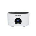 Devanti 600ml Ultrasonic Cleaner Timer Jewellery Glasses Cleaning Machine Degas UC-895-6-WH