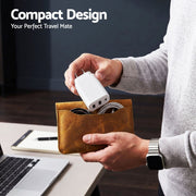 Devanti USB C Charger 30W Fast Charger 3 Port PD Charging Block White UCC-30W-WH