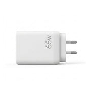 Devanti USB C Charger 65W Fast Charger 3 Port PD Wall Adapter White UCC-65W-WH