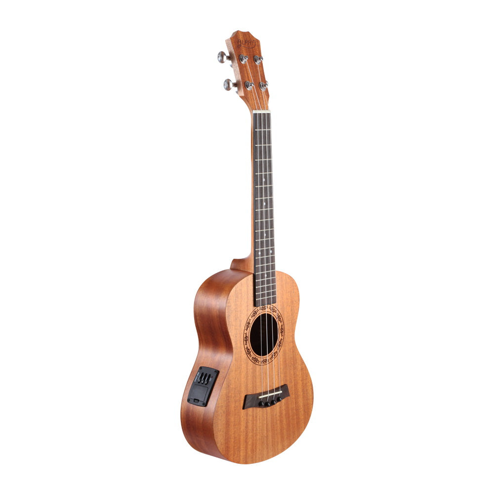 Alpha 26" Ukulele Equaliser Natural Mahogany Tenor Beginner Gift w/ Bag UKULE-D-26-EQ-NAT