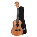 Alpha 26" Ukulele Natural Mahogany Tenor Beginner Gift w/ Carry Bag UKULE-D-26-NAT