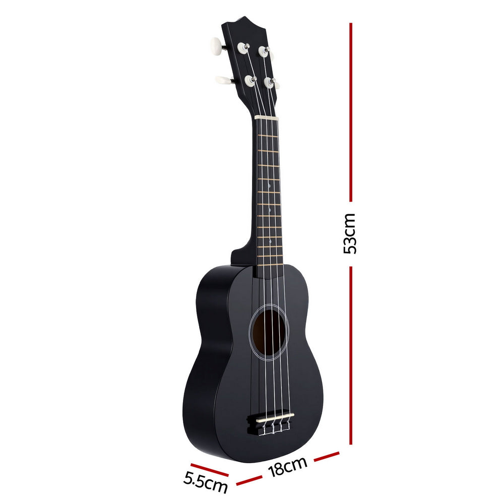 Alpha Ukulele 21 Inch Basswood Beginner UKULE-E-21-BK