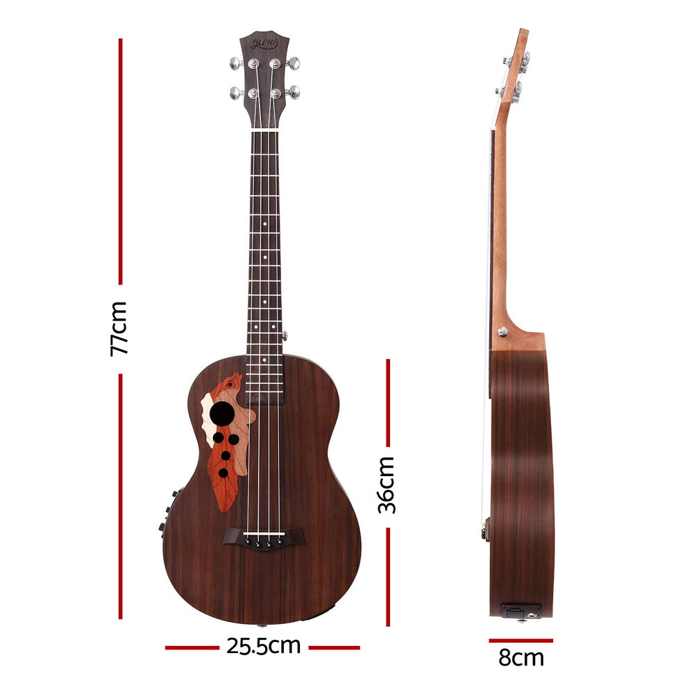 Alpha Ukulele 30 Inch with EQ 18 Frets UKULE-E-30-EQ-BR