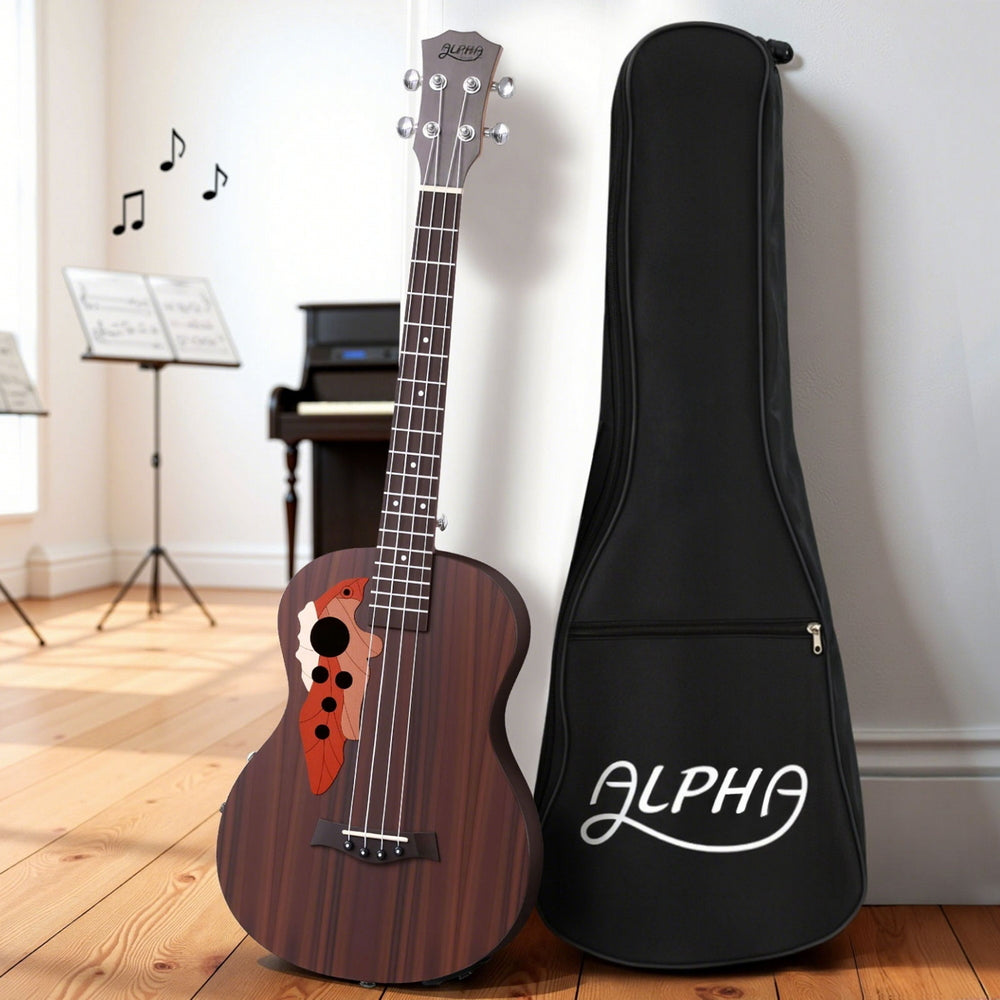 Alpha Ukulele 30 Inch with EQ 18 Frets UKULE-E-30-EQ-BR