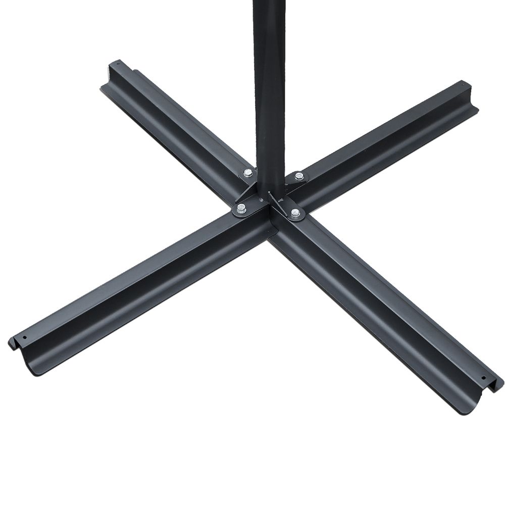 Instahut 3m Outdoor Umbrella Cantilever Beach Garden Patio Navy UMB-BAN-8RIB-NA