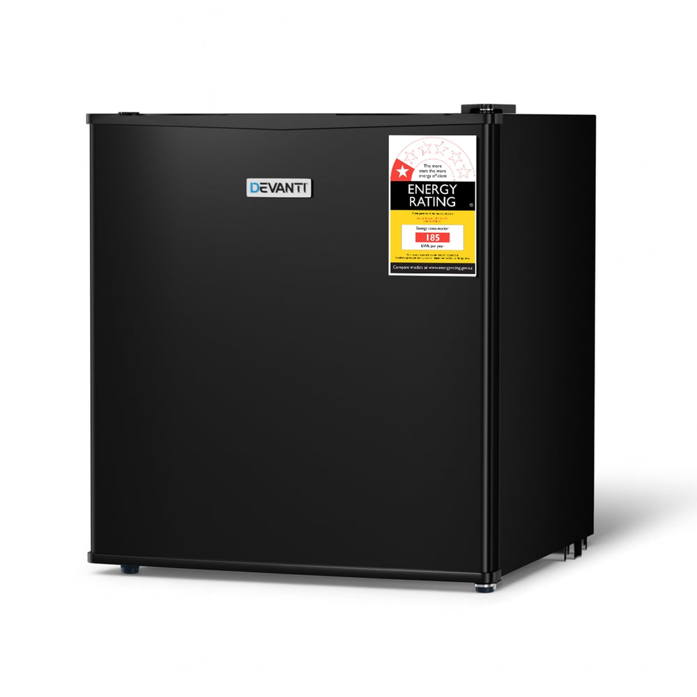 Devanti 31L Small Upright Freezer Vertical Freezer Black UPF-31L-BK
