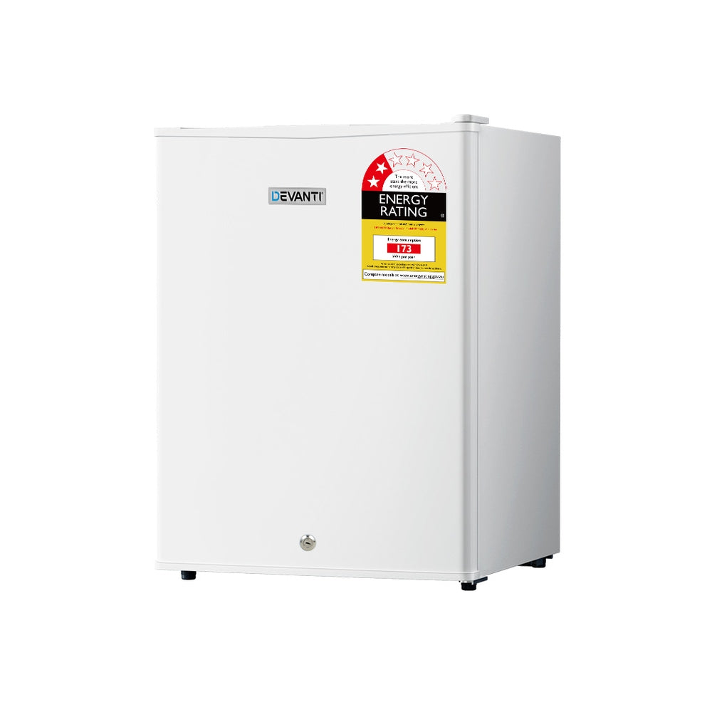 Devanti 42L Upright Freezer Fridge White UPF-60L-WH