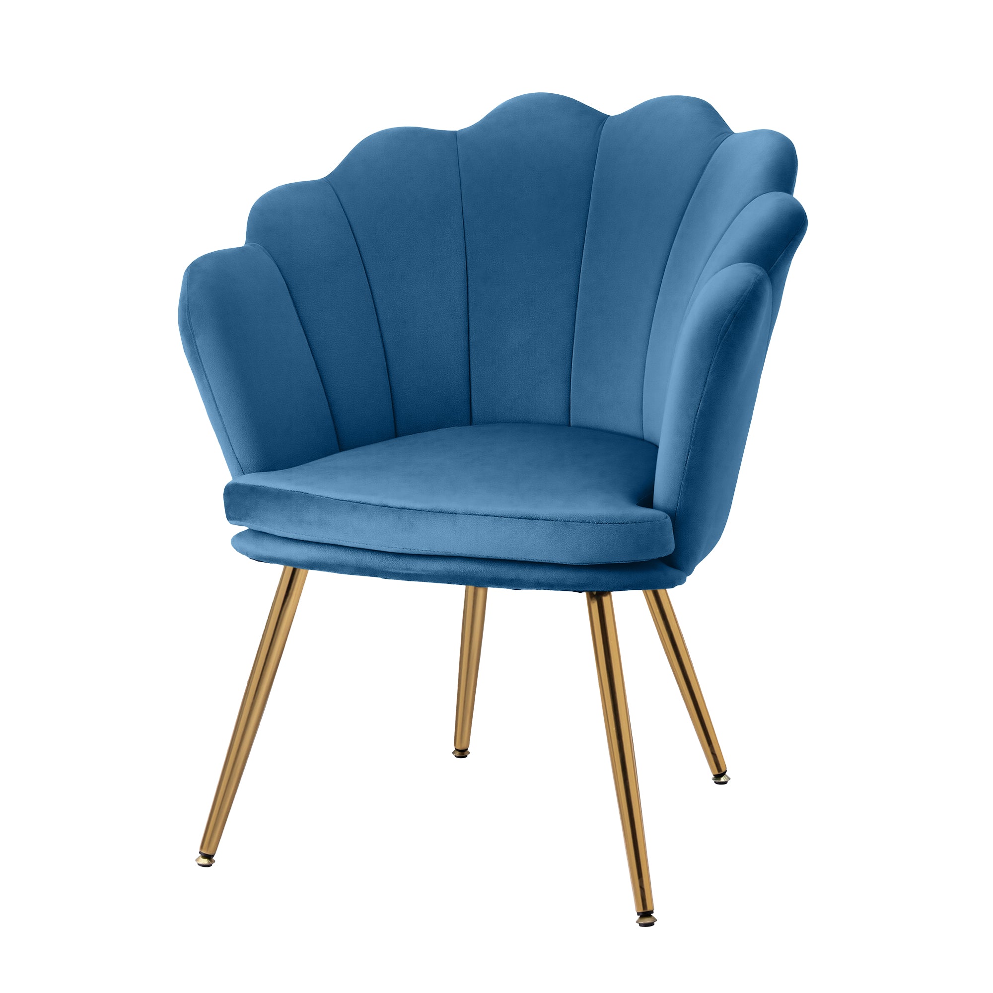 Artiss Armchair Velvet Blue Callista UPHO-5002-VEL-NA