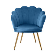 Artiss Armchair Velvet Blue Callista UPHO-5002-VEL-NA