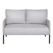 Artiss Armchair 2-Seater Sofa Pillow Linen Grey UPHO-B-ARM08-2S-FB-GY