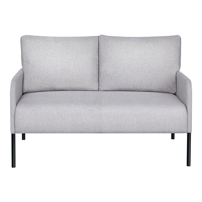 Artiss Armchair 2-Seater Sofa Pillow Linen Grey UPHO-B-ARM08-2S-FB-GY