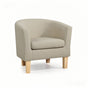 Artiss Armchair Tub Chair Beige Abby UPHO-B-TUB02-BG