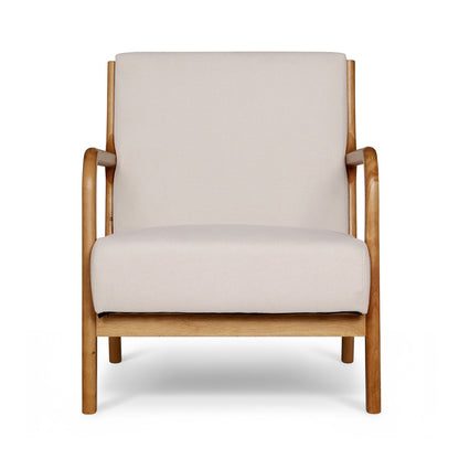 Artiss 2X Armchair Faux Fabric Beige UPHO-C-ARM-5099-BGX2