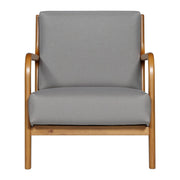Artiss Armchair Fabric Light Grey UPHO-C-ARM-5099-GR