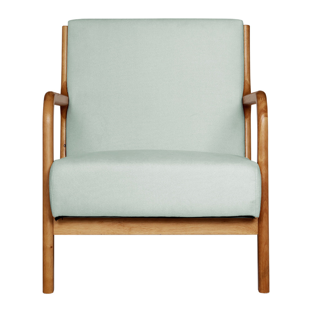 Artiss Armchair Fabric Grey Olive UPHO-C-ARM-5099-GY