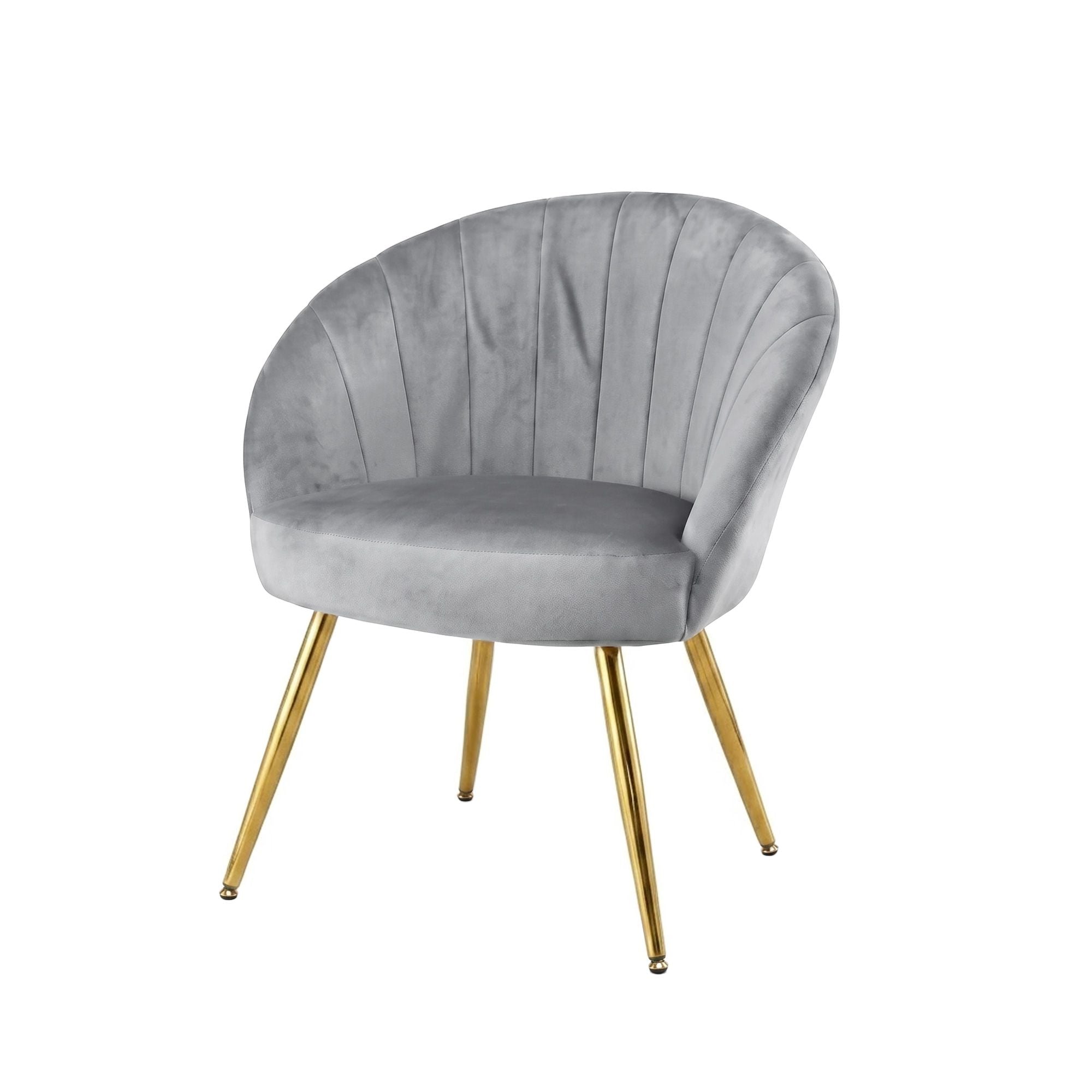 Artiss Armchair Velvet Grey Eloise