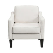 Artiss Armchair Lounge Accent Chair Linen Fabric Beige UPHO-C-ARM-LIN-BG