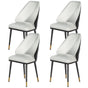 Artiss Dining Chairs Set of 4 Leather Seat Beige and Black UPHO-C-DIN-01-PU-WHX4