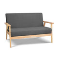 Artiss 2-Seater Sofa Armchair Skane UPHO-C-SOFA-8033-2S-GY