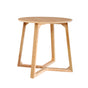 Artiss Coffee Table Round Side Tables Nightstand Bedside Furniture Wooden Beige UPHO-C-TAB-8080-WD
