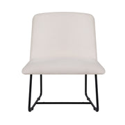 Artiss Accent Chair Armchair Cross Leg Beige UPHO-F-ARM-04-LIN-BG