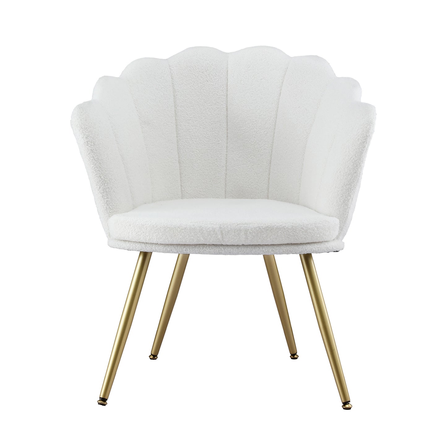 Artiss Armchair Teddy Fleece White Callista UPHO-H-5002-TED-WH