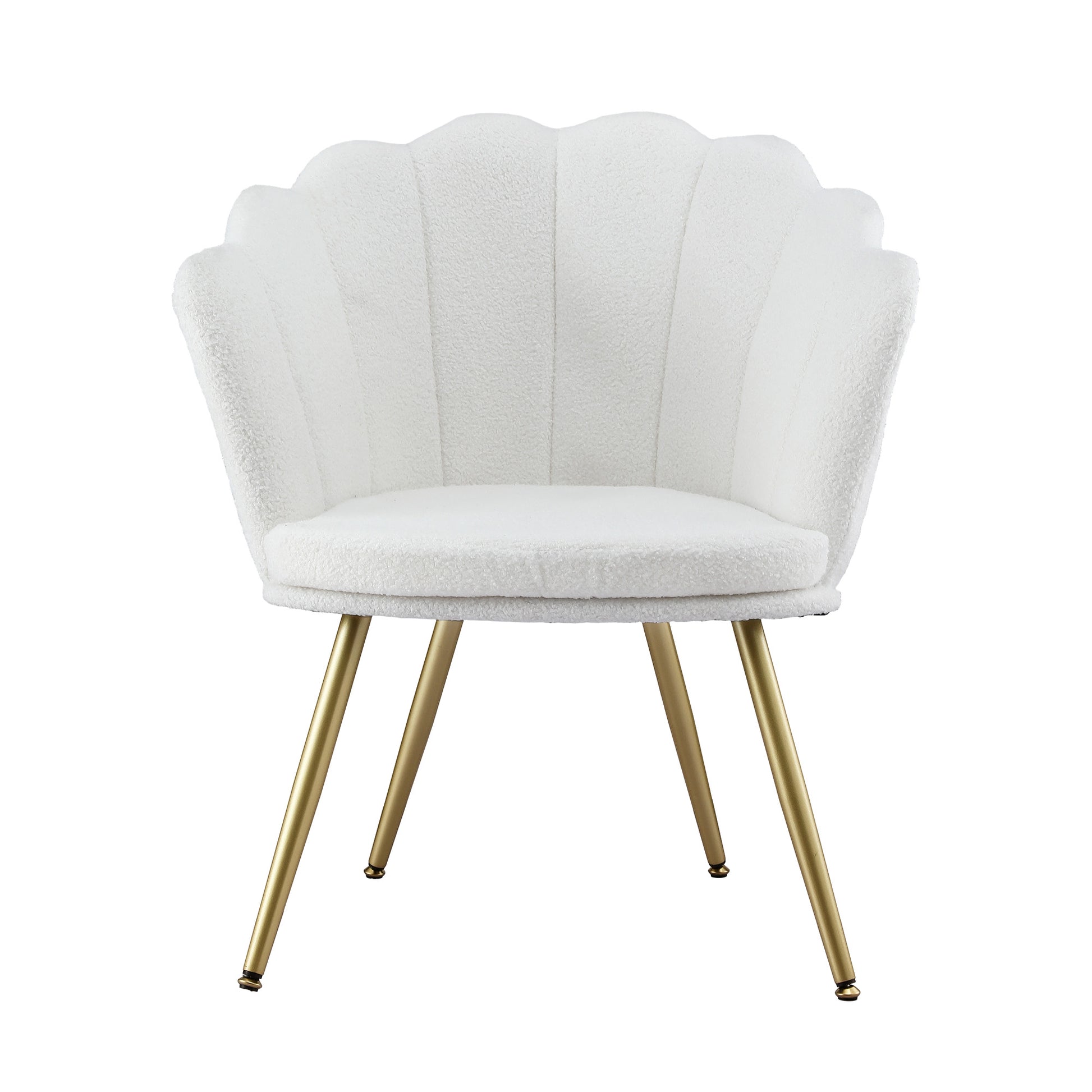 Artiss Armchair Teddy Fleece White Callista UPHO-H-5002-TED-WH