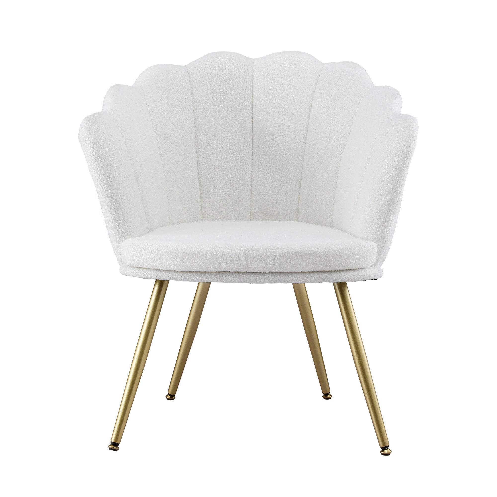 Artiss Armchair Teddy Fleece White Callista UPHO-H-5002-TED-WH