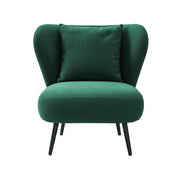 Artiss Armchair Accent Chair Lounge Tub Sofa Couch Corduroy Velvet Green UPHO-J-ARM-COR-GN