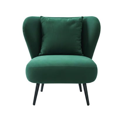 Artiss Armchair Accent Chair Lounge Tub Sofa Couch Corduroy Velvet Green UPHO-J-ARM-COR-GN
