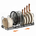 Artiss Expandable Pots and Pans Organizer Rack Cookware Holder Kitchen Cabinet Rack USS-A-PAN-BK