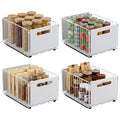 Artiss 4 Pack Pull out Drawers for Cabinets Foldable Slide Out Drawers USS-A-PULL-IR