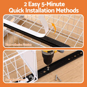 Artiss 4 Pack Pull out Drawers for Cabinets Foldable Slide Out Drawers USS-A-PULL-IR