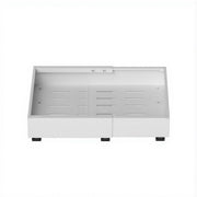 Artiss 2 Pack Pull Out Drawers for Cabinets Expandable Cabinet Organizer White USS-A-PULL-PL-WH