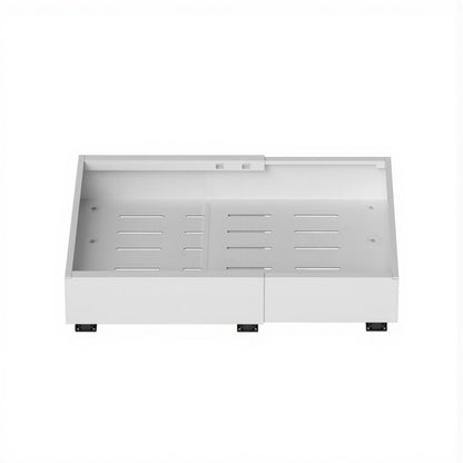 Artiss 2 Pack Pull Out Drawers for Cabinets Expandable Cabinet Organizer White USS-A-PULL-PL-WH
