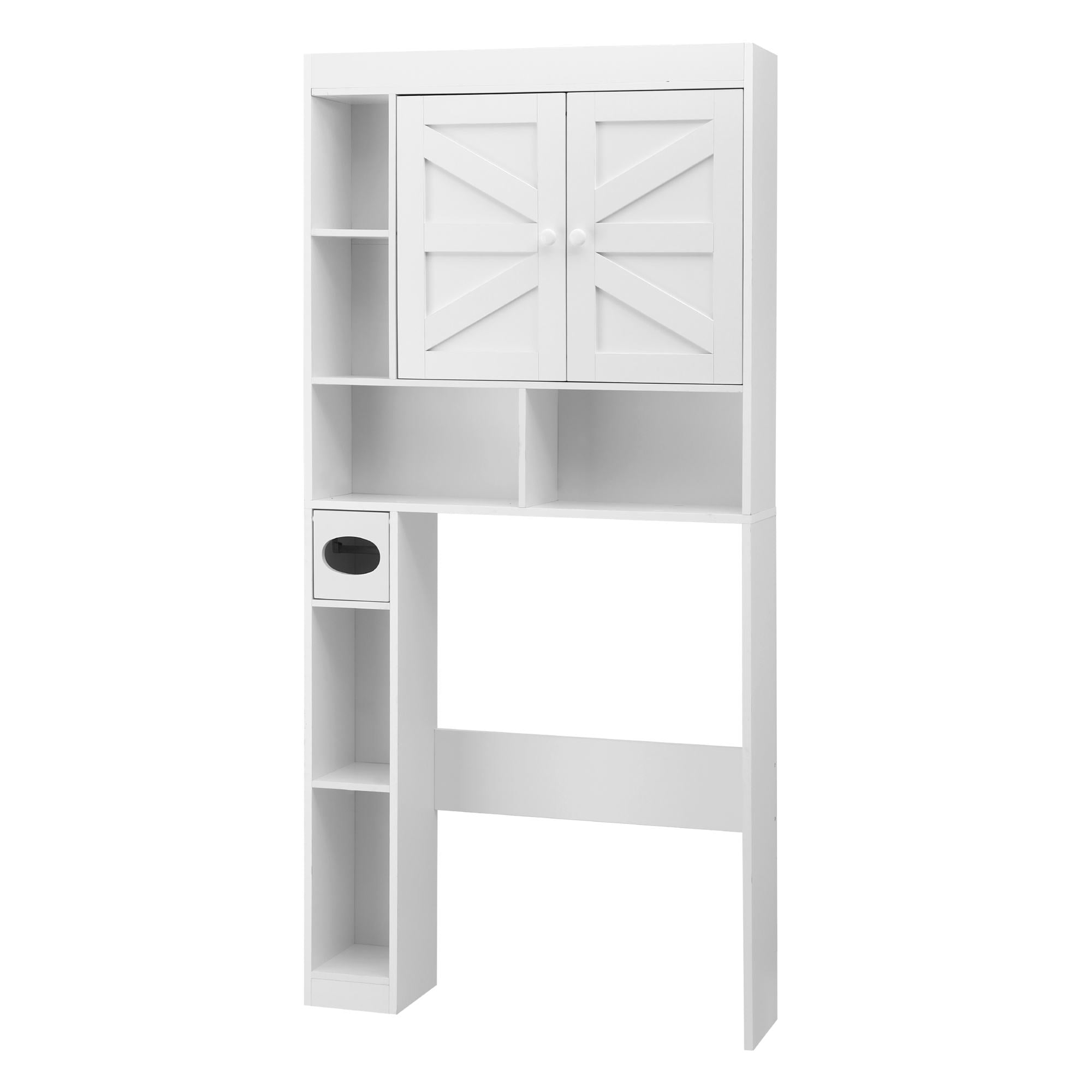 Artiss Bathroom Storage Cabinet Over The Toilet Organiser Laundry Shelf Holder FURNI-N-SAVE-172-WH