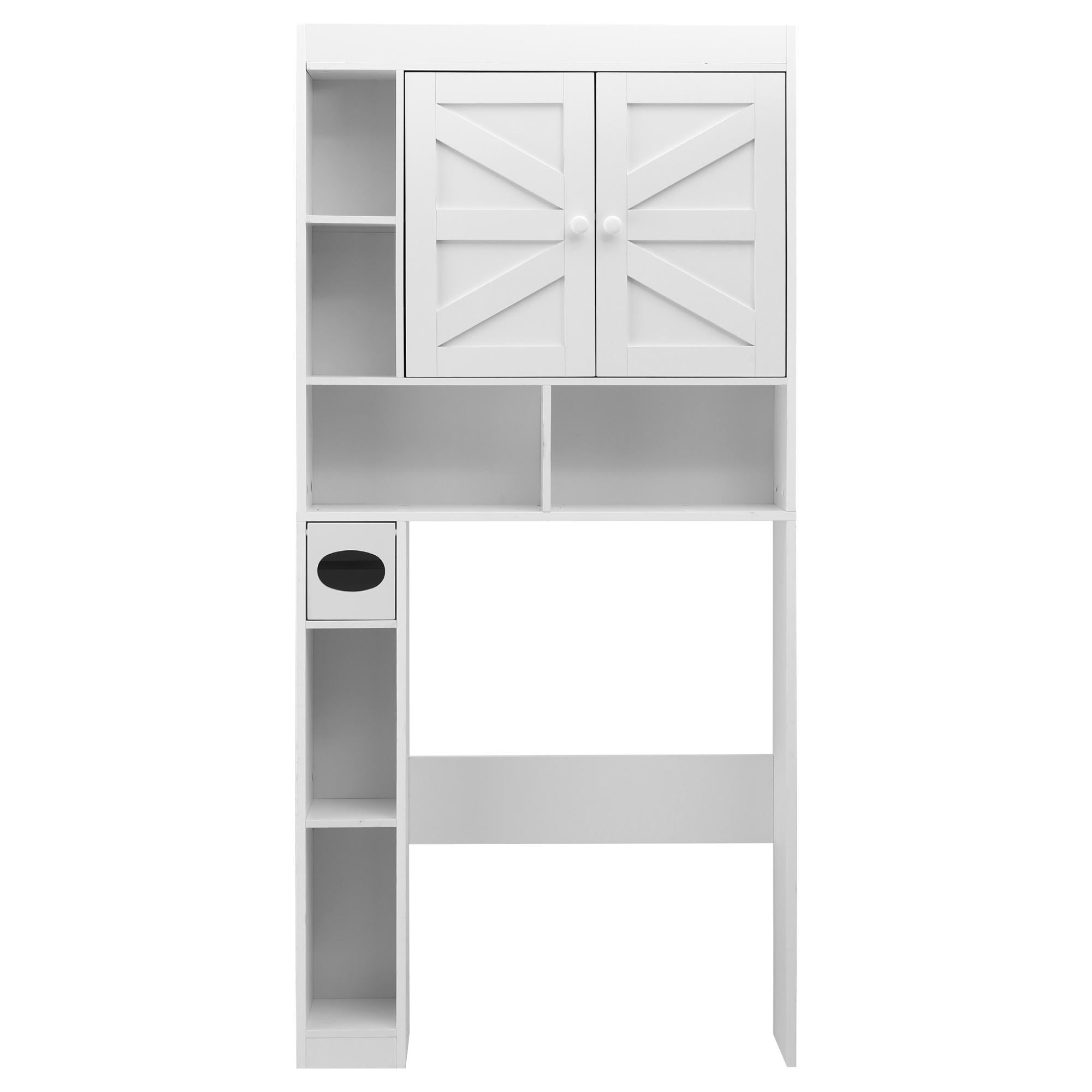 Artiss Bathroom Storage Cabinet Over The Toilet Organiser Laundry Shelf Holder FURNI-N-SAVE-172-WH