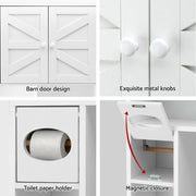 Artiss Bathroom Storage Cabinet Over The Toilet Organiser Laundry Shelf Holder FURNI-N-SAVE-172-WH