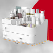 Fashyni Cosmetic Skincare Storage Box with Drawers V1003-FNS101-MKO-WHT