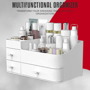 Fashyni Cosmetic Skincare Storage Box with Drawers V1003-FNS101-MKO-WHT