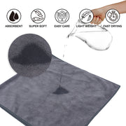 Gymeek Microfiber Gym Towel Set of 3 V1003-GMK-TWL-SBS001-GRY-FBM