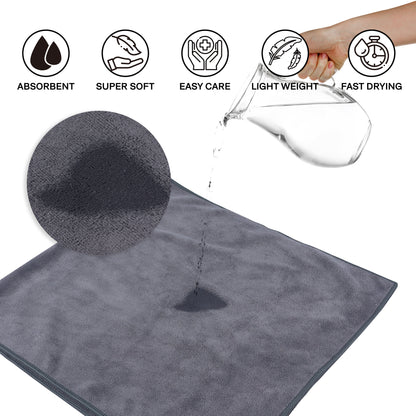 Gymeek Microfiber Gym Towel Set of 3 V1003-GMK-TWL-SBS001-GRY-FBM