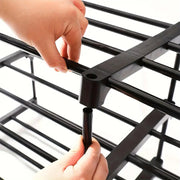 Hivvago 6 Tiers Shoe Rack Storage Organizer Shelf Adjustable Space Saver V1003-HW-SBS005-BK