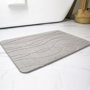 Hivvago Diatomaceous Earth Stone Bath Mat Fast Drying Non Slip Bathroom Mat V1003-HW-SBS006-GY