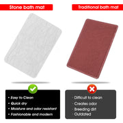 Hivvago Diatomaceous Earth Stone Bath Mat Fast Drying Non Slip Bathroom Mat V1003-HW-SBS006-GY