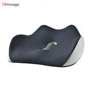 Hivvago Memory Foam Seat Cushion - Ergonomic Support for Office, Car & Home, Grey V1003-HW-SBS033-GY